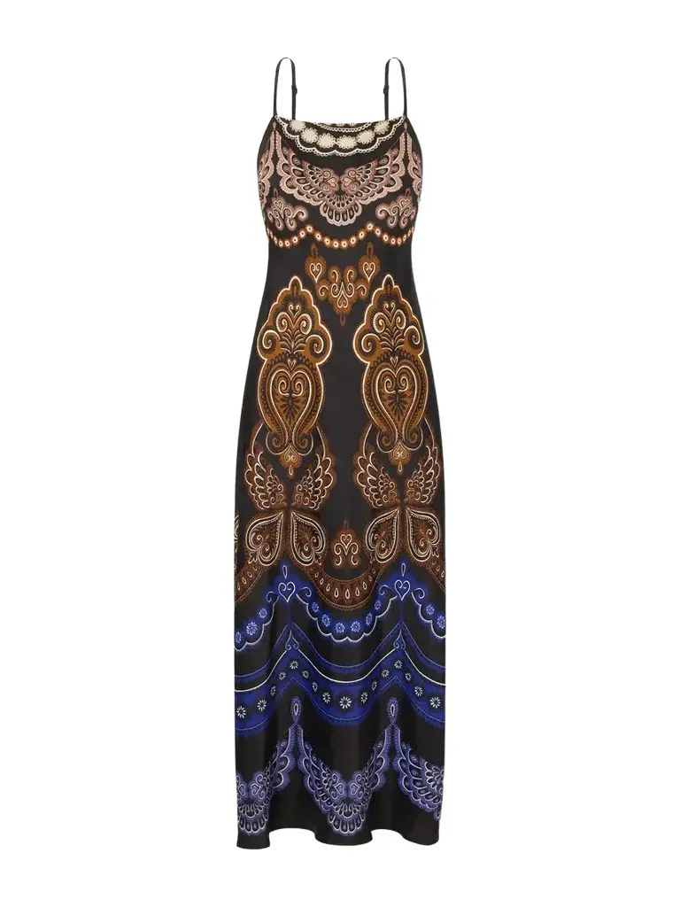Nicole Printed Jersey Maxi Dress Nicole Printed Jersey Maxi Dress