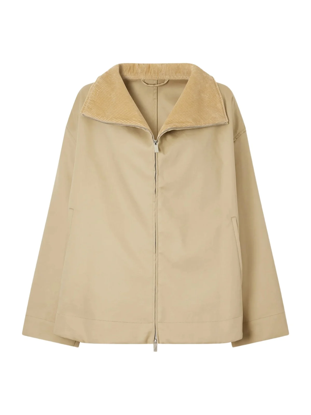 TOTEME Zipped Country Waxed-cotton Jacket