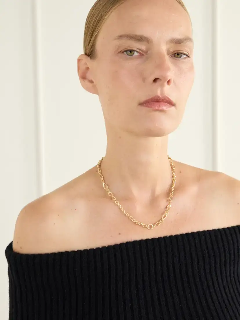OLE LYNGGAARD COPENHAGEN Love Collier Mini 18-karat Yellow And Rose Gold Necklace | Thumbnail 2 OLE LYNGGAARD COPENHAGEN Love Collier Mini 18-karat Yellow And Rose Gold Necklace | Thumbnail 2