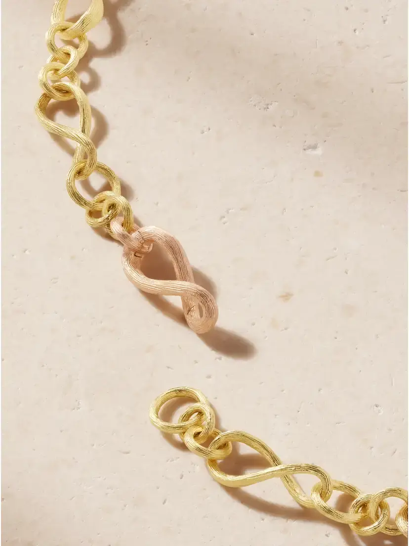 OLE LYNGGAARD COPENHAGEN Love Collier Mini 18-karat Yellow And Rose Gold Necklace | Thumbnail 3 OLE LYNGGAARD COPENHAGEN Love Collier Mini 18-karat Yellow And Rose Gold Necklace | Thumbnail 3