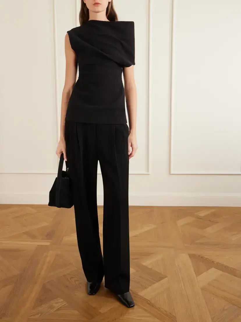 TOTEME One-shoulder Cotton Top | Thumbnail 2 TOTEME One-shoulder Cotton Top | Thumbnail 2