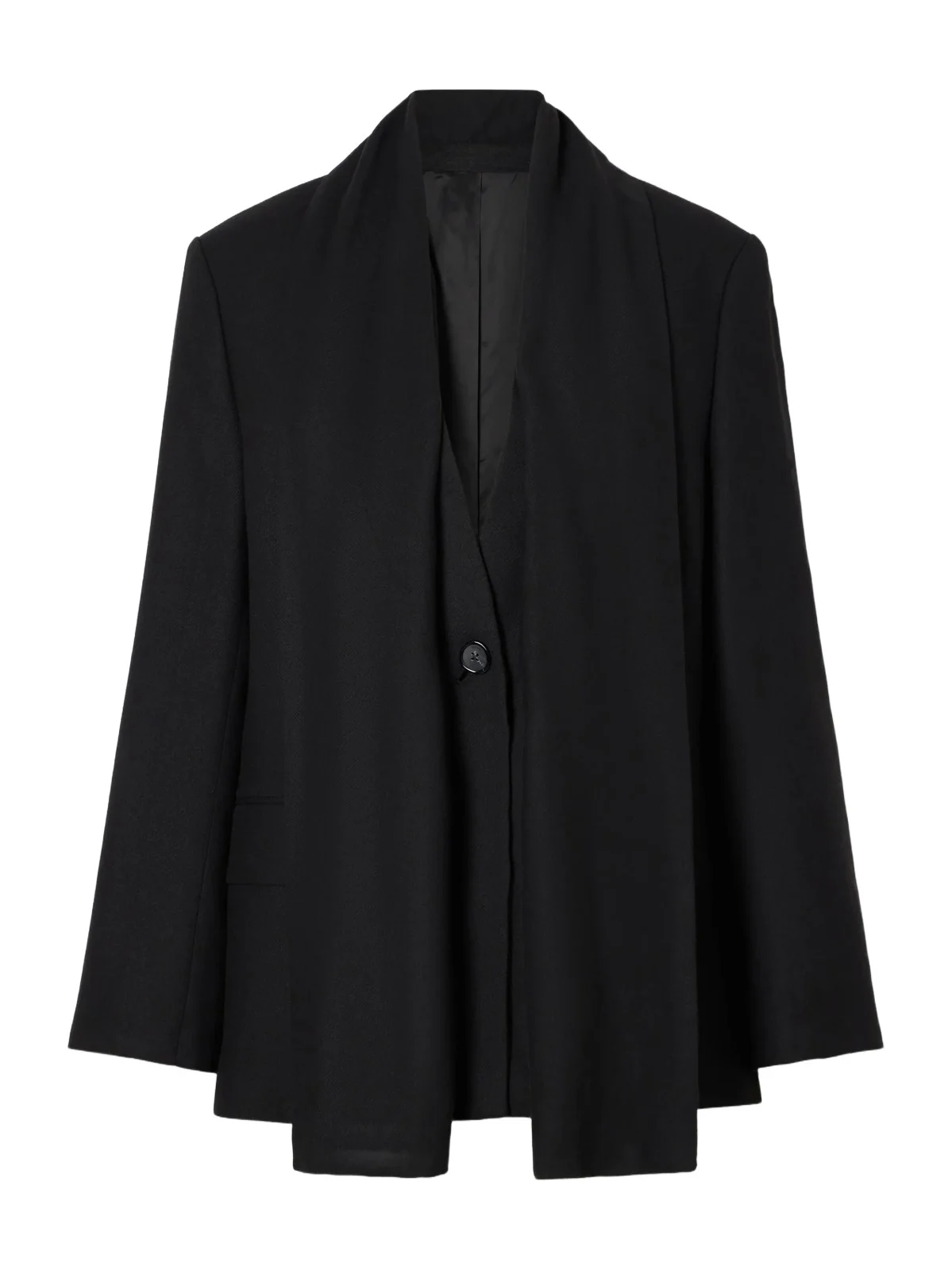 Scarf-detailed Woven Blazer Scarf-detailed Woven Blazer