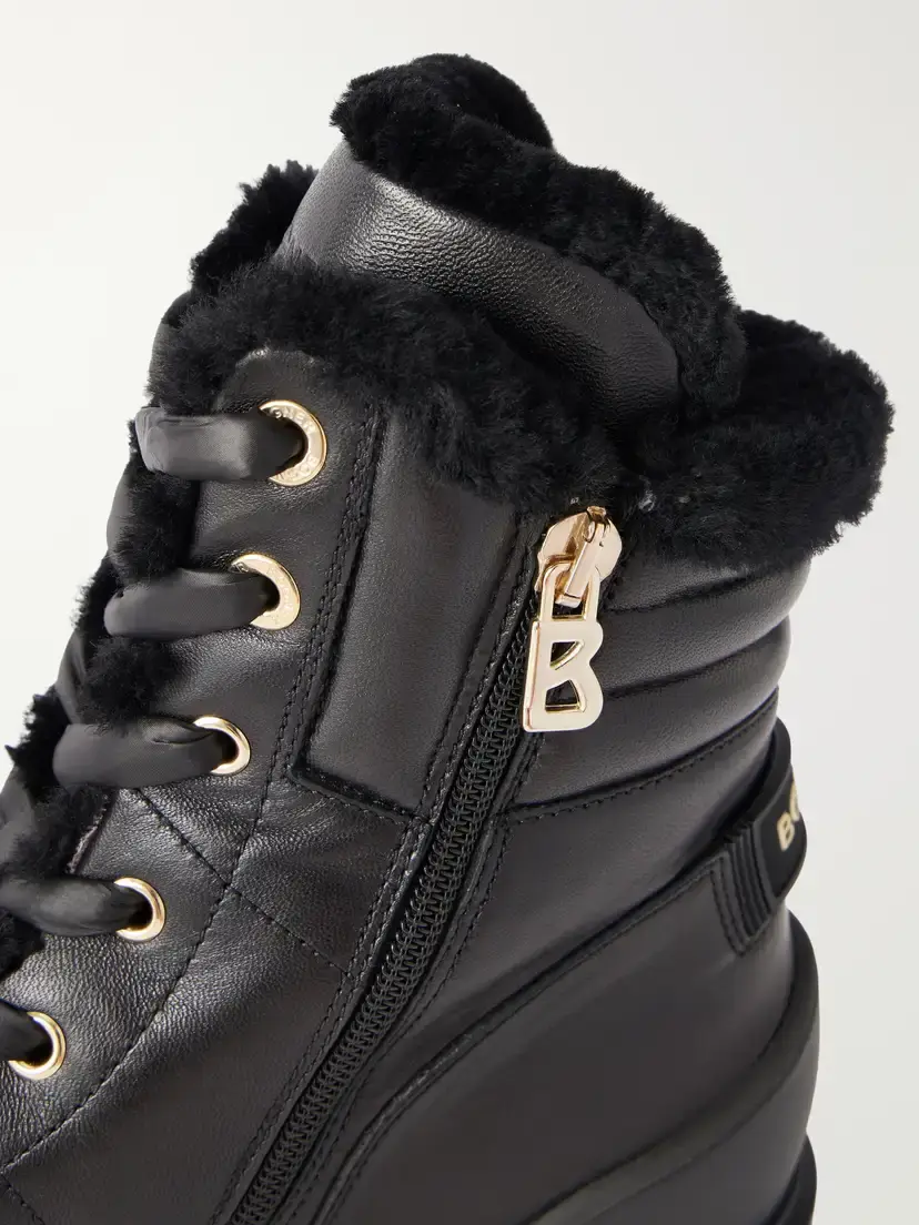 Bogner St. Moritz 14 Shearling-trimmed Leather Ankle Boots | Thumbnail 5 Bogner St. Moritz 14 Shearling-trimmed Leather Ankle Boots | Thumbnail 5