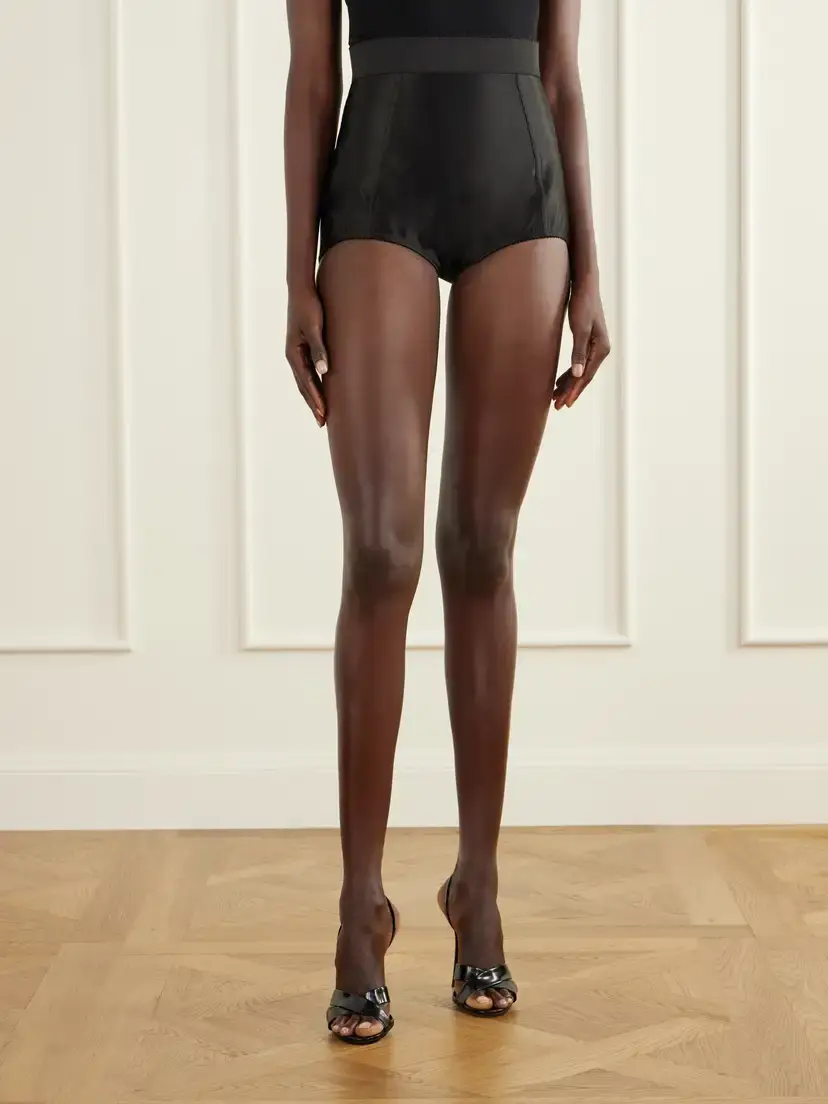 Dolce & Gabbana High-rise Satin Shorts | Thumbnail 3