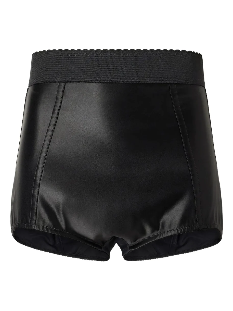 Dolce & Gabbana High-rise Satin Shorts