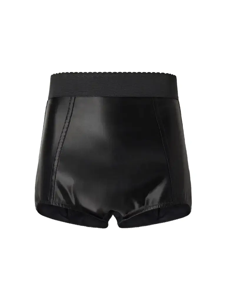 Dolce & Gabbana High-rise Satin Shorts