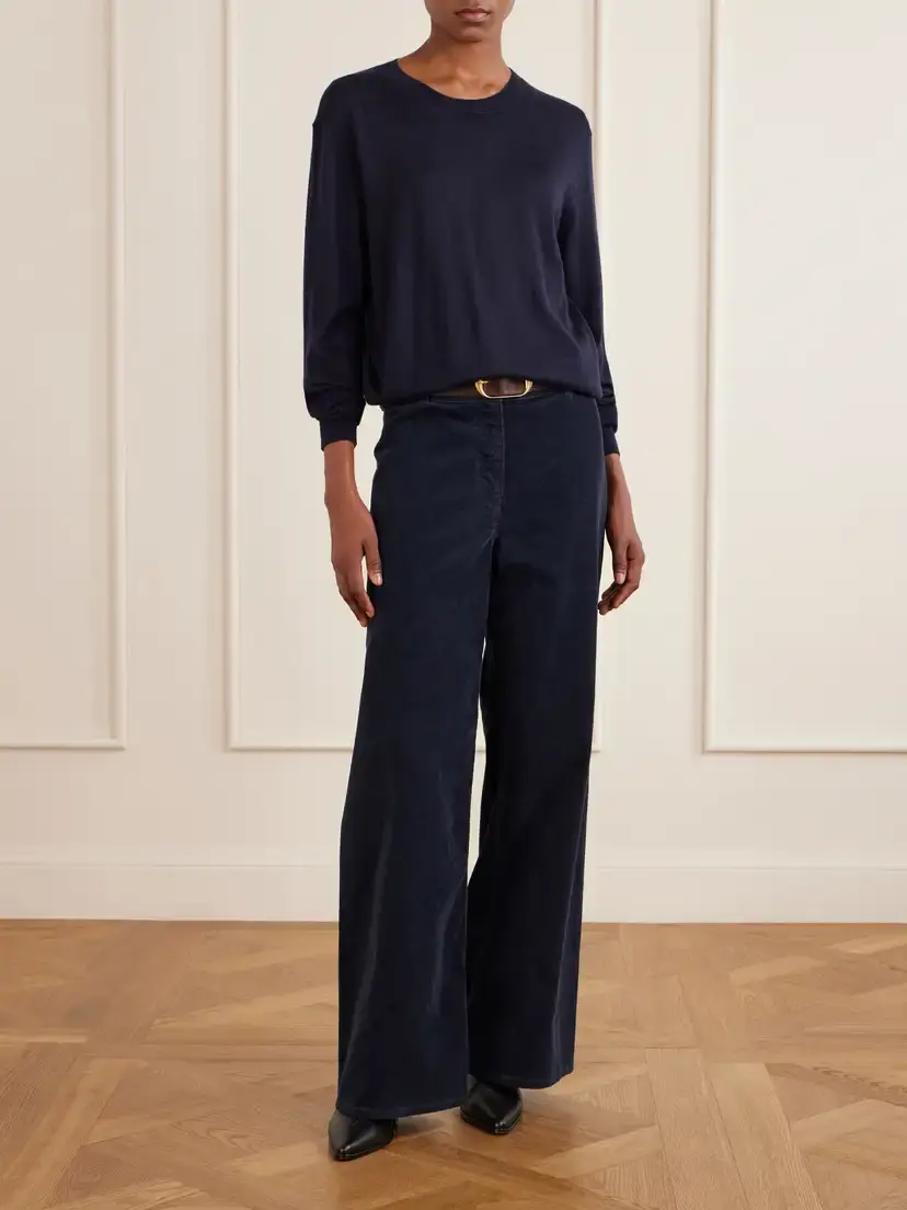 Nili Lotan Megan Cotton-blend Corduroy Wide-leg Pants | Thumbnail 2
