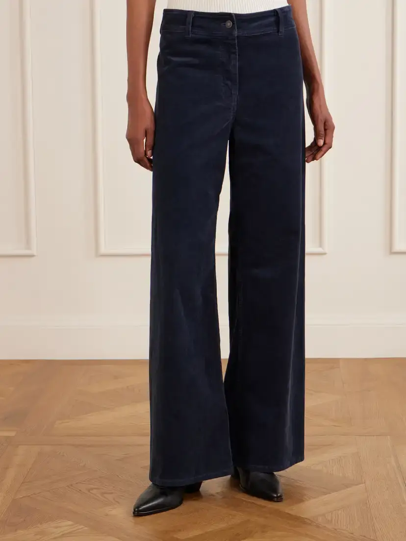 Nili Lotan Megan Cotton-blend Corduroy Wide-leg Pants | Thumbnail 3