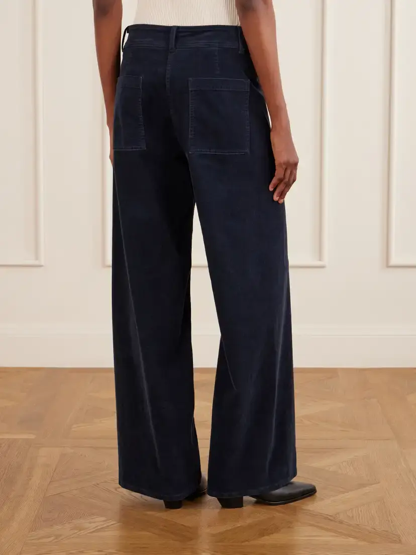 Nili Lotan Megan Cotton-blend Corduroy Wide-leg Pants | Thumbnail 4