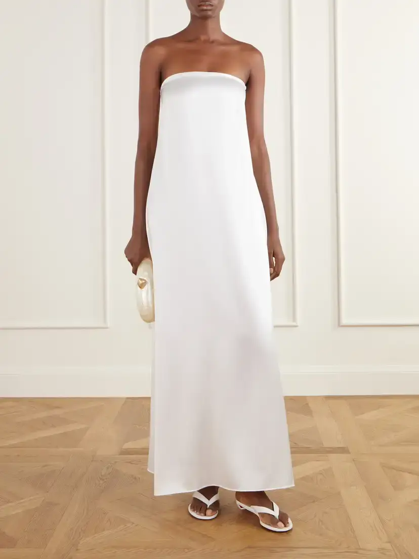 The Park Edith Strapless Silk-satin Maxi Dress | Thumbnail 2 The Park Edith Strapless Silk-satin Maxi Dress | Thumbnail 2