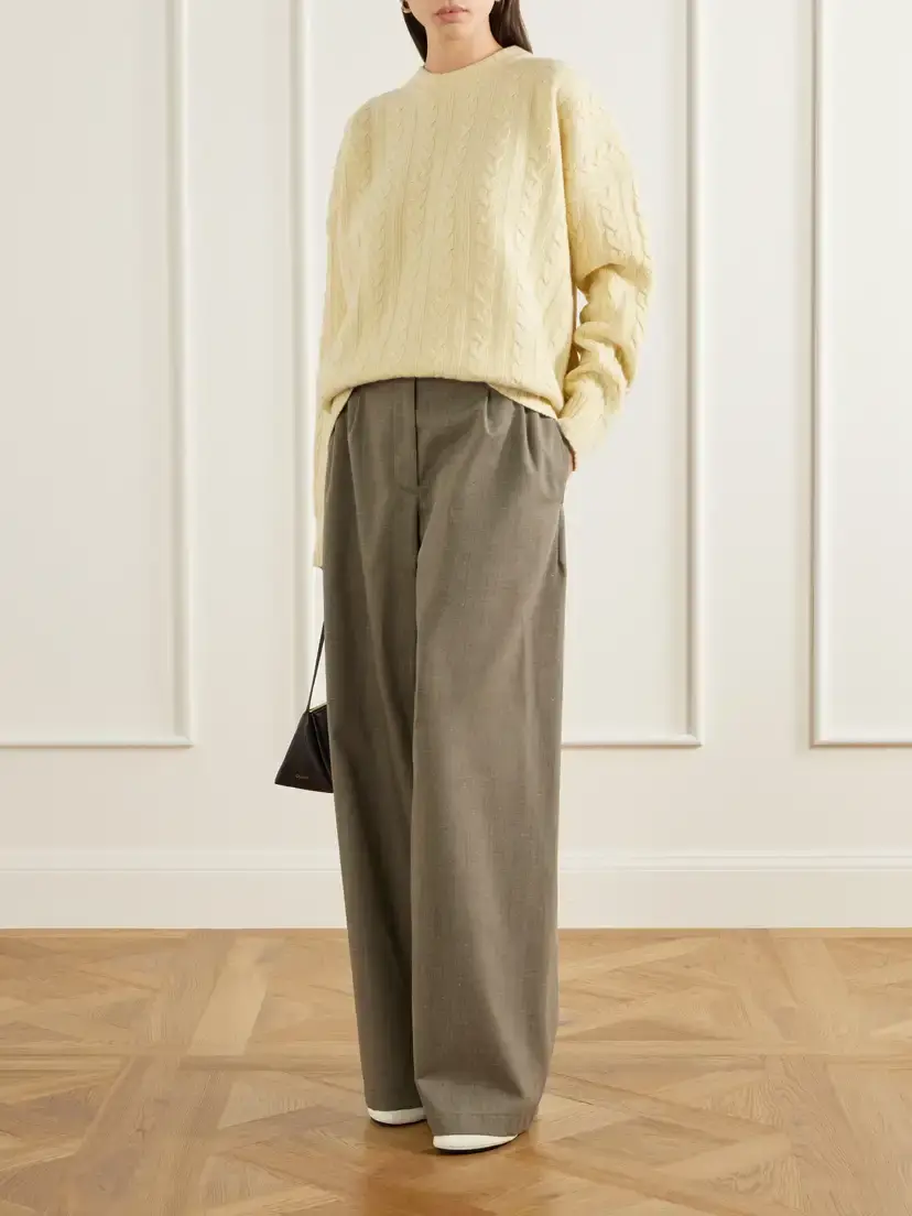 RÓHE Cable-knit Wool-blend Sweater | Thumbnail 2 RÓHE Cable-knit Wool-blend Sweater | Thumbnail 2