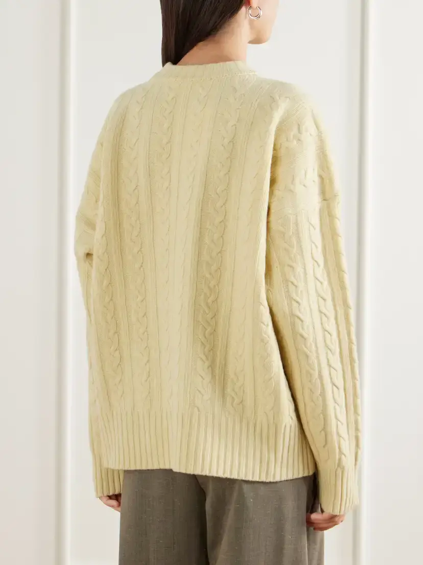 RÓHE Cable-knit Wool-blend Sweater | Thumbnail 4 RÓHE Cable-knit Wool-blend Sweater | Thumbnail 4