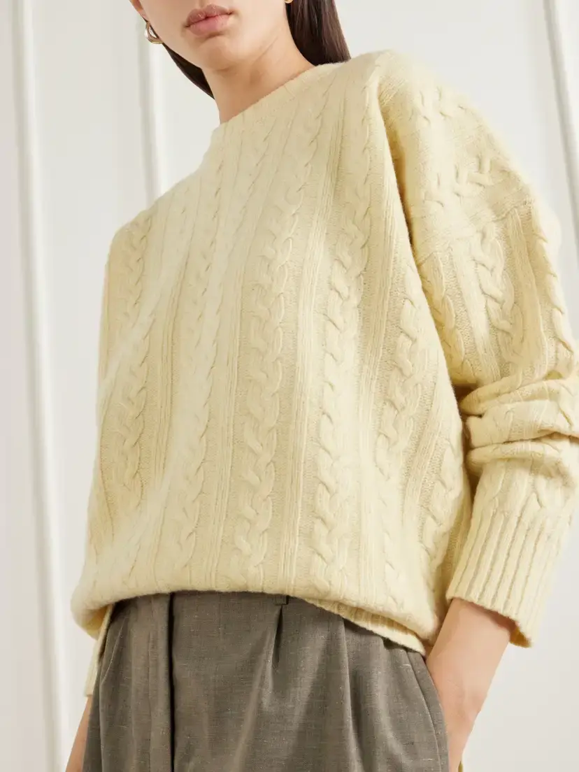 RÓHE Cable-knit Wool-blend Sweater | Thumbnail 5 RÓHE Cable-knit Wool-blend Sweater | Thumbnail 5