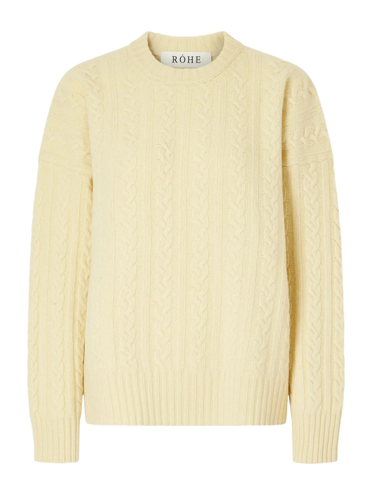 Cable-knit Wool-blend Sweater