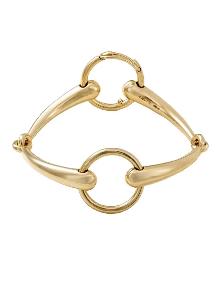 OLE LYNGGAARD COPENHAGEN Horsebit 18-karat Gold Bracelet