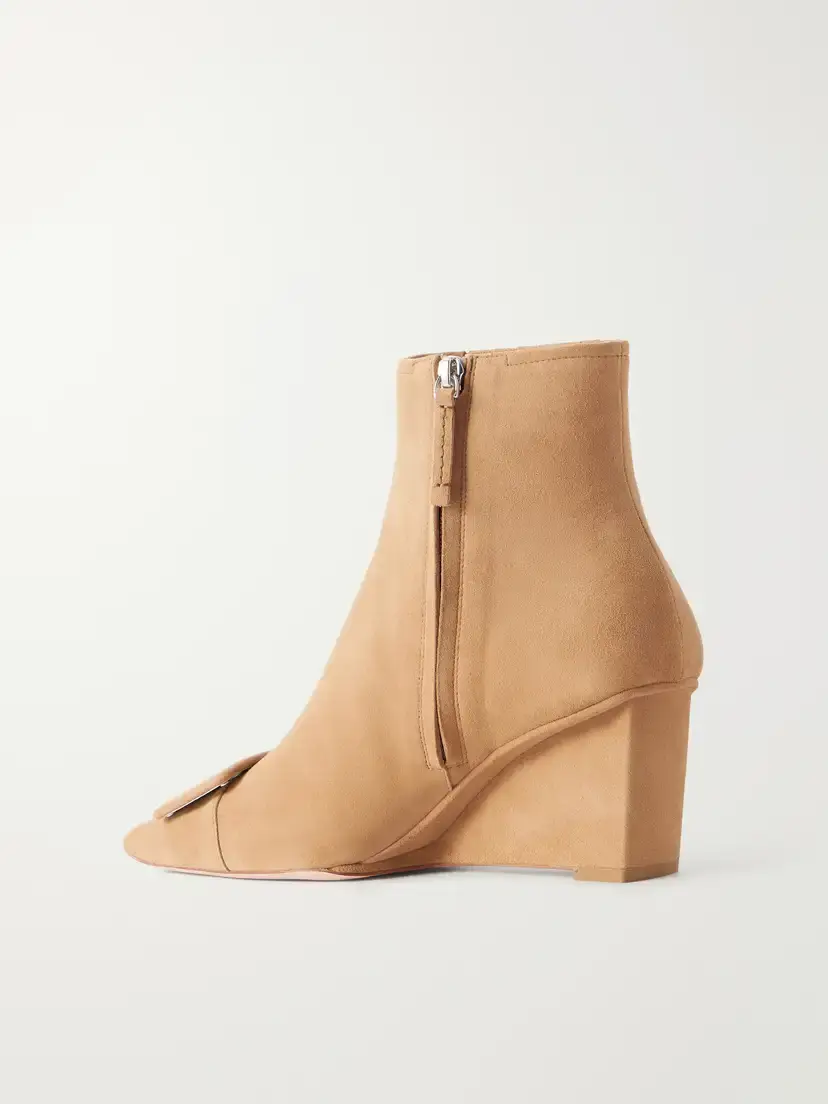 Roger Vivier Belle Vivier 60 Suede Ankle Boots | Thumbnail 3 Roger Vivier Belle Vivier 60 Suede Ankle Boots | Thumbnail 3