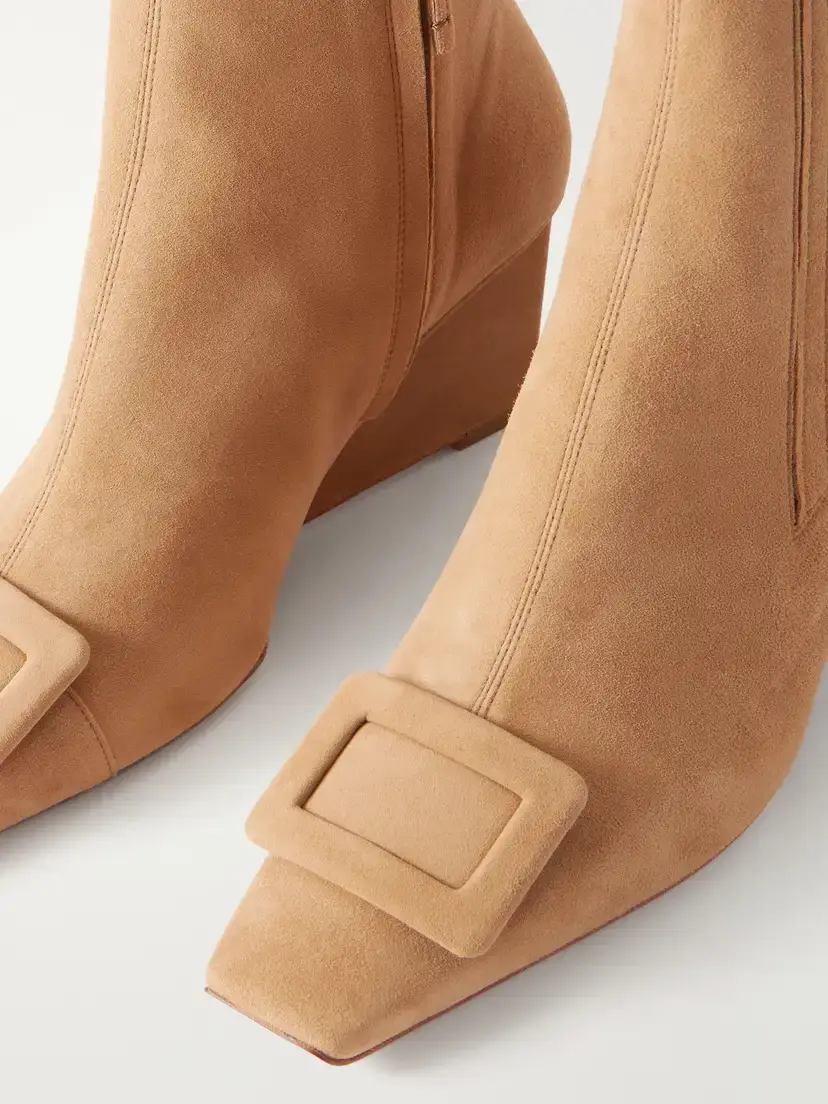 Roger Vivier Belle Vivier 60 Suede Ankle Boots | Thumbnail 5 Roger Vivier Belle Vivier 60 Suede Ankle Boots | Thumbnail 5