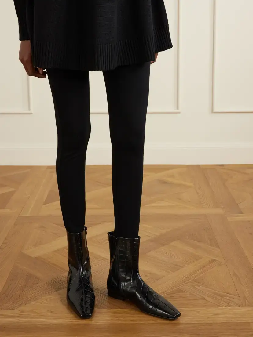 TOTEME Croc-effect Leather Chelsea Boots | Thumbnail 2 TOTEME Croc-effect Leather Chelsea Boots | Thumbnail 2