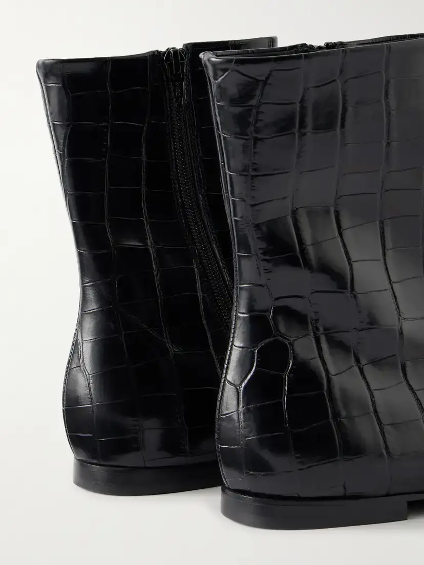 TOTEME Croc-effect Leather Chelsea Boots | Thumbnail 5 TOTEME Croc-effect Leather Chelsea Boots | Thumbnail 5