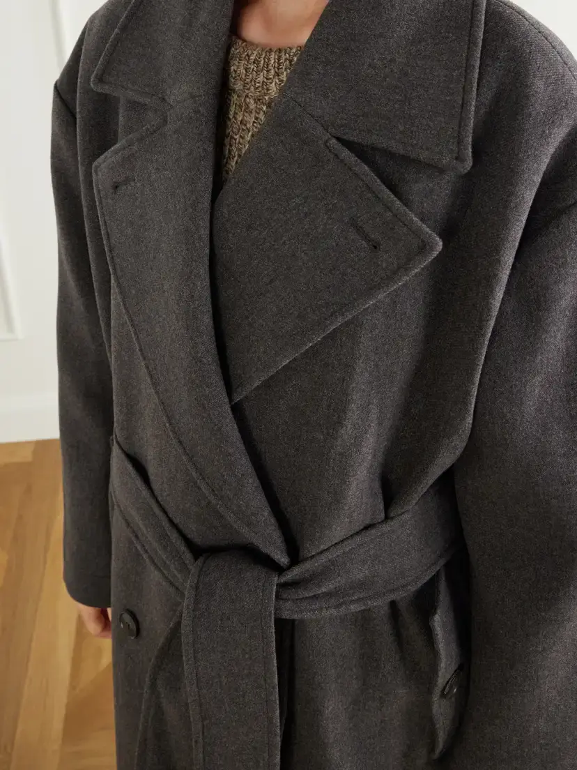 mfpen Auditor Belted Recycled Wool Coat | Thumbnail 5 mfpen Auditor Belted Recycled Wool Coat | Thumbnail 5