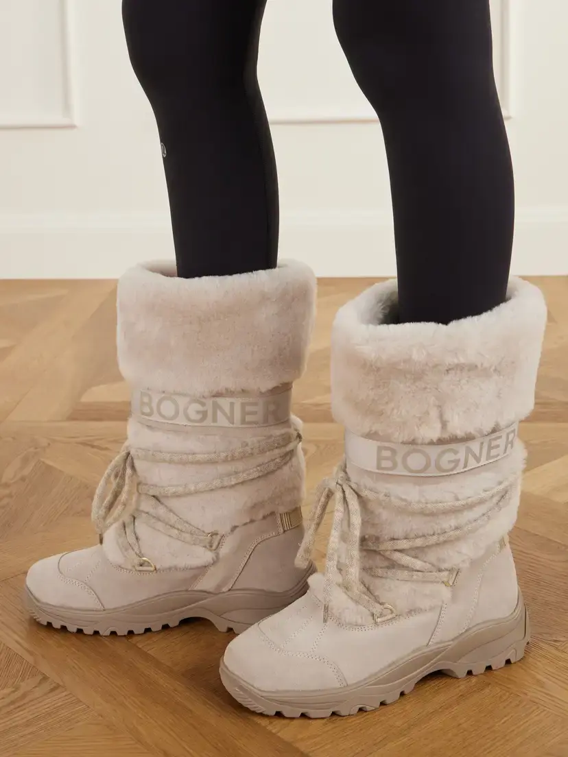 Bogner Alta Badia Shearling-trimmed Suede Ankle Boots | Thumbnail 2 Bogner Alta Badia Shearling-trimmed Suede Ankle Boots | Thumbnail 2