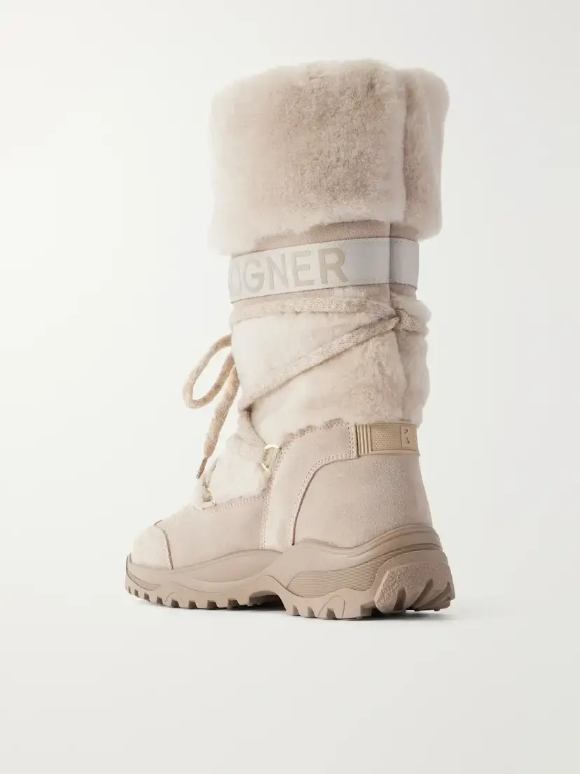 Bogner Alta Badia Shearling-trimmed Suede Ankle Boots | Thumbnail 3 Bogner Alta Badia Shearling-trimmed Suede Ankle Boots | Thumbnail 3