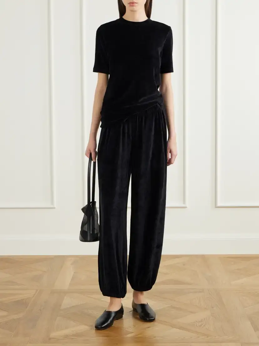 Suzie Kondi Tali Crushed Velvet T-shirt | Thumbnail 2 Suzie Kondi Tali Crushed Velvet T-shirt | Thumbnail 2