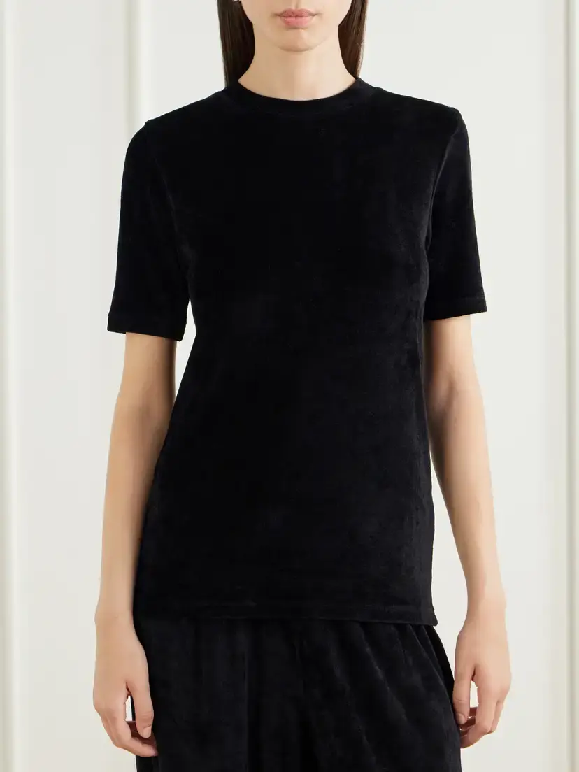 Suzie Kondi Tali Crushed Velvet T-shirt | Thumbnail 3 Suzie Kondi Tali Crushed Velvet T-shirt | Thumbnail 3