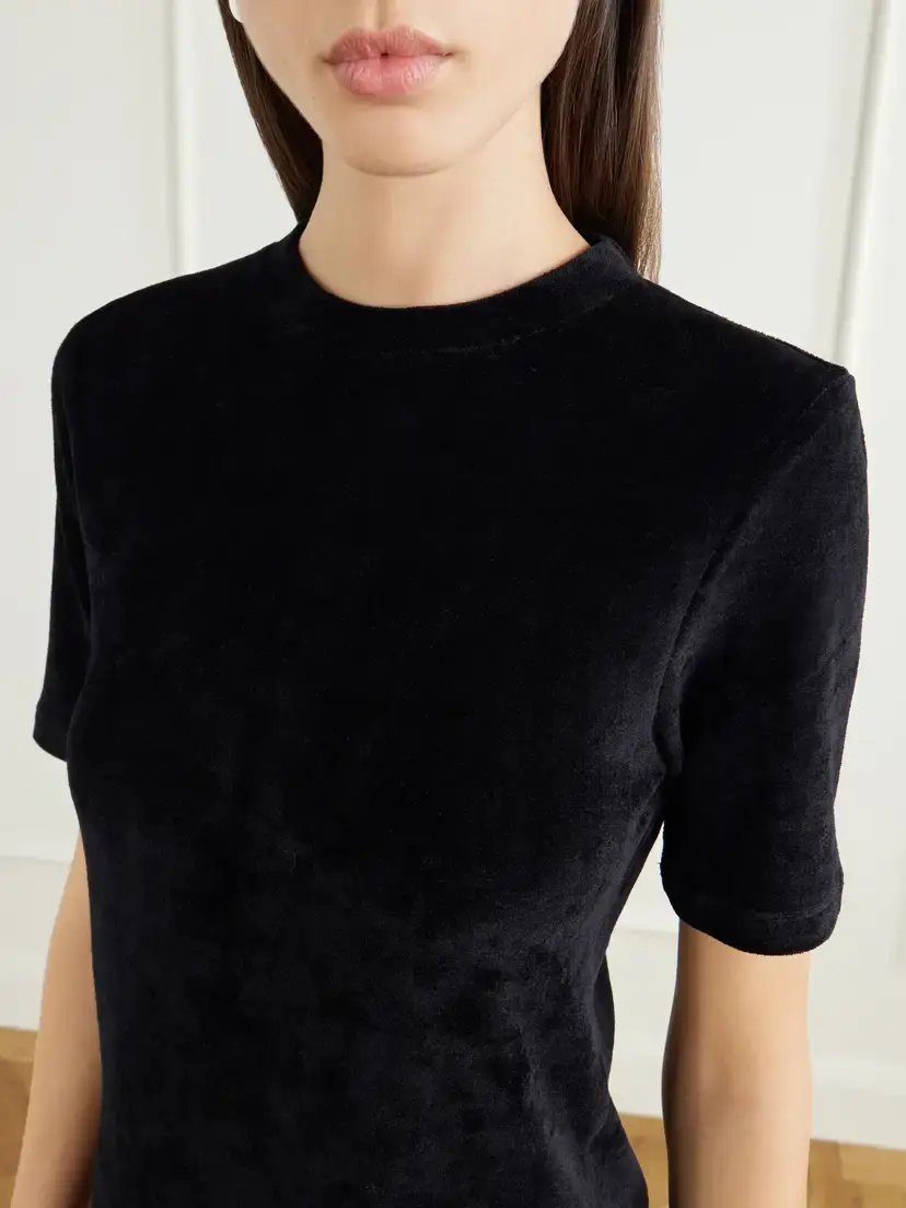 Suzie Kondi Tali Crushed Velvet T-shirt | Thumbnail 5 Suzie Kondi Tali Crushed Velvet T-shirt | Thumbnail 5