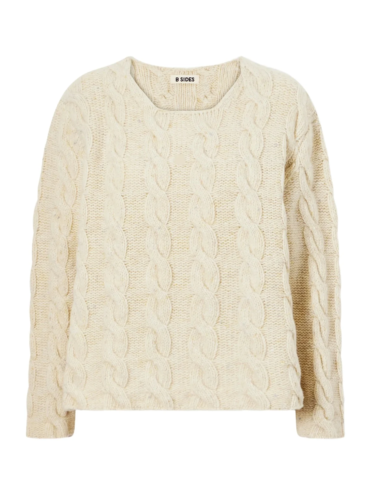 Cable-knit Wool Sweater