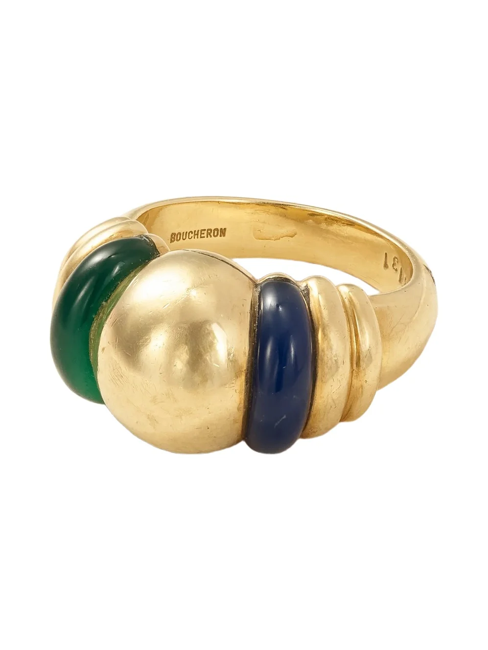 Stephanie Windsor + Boucheron Vintage 1970s Gold Enamel Ring