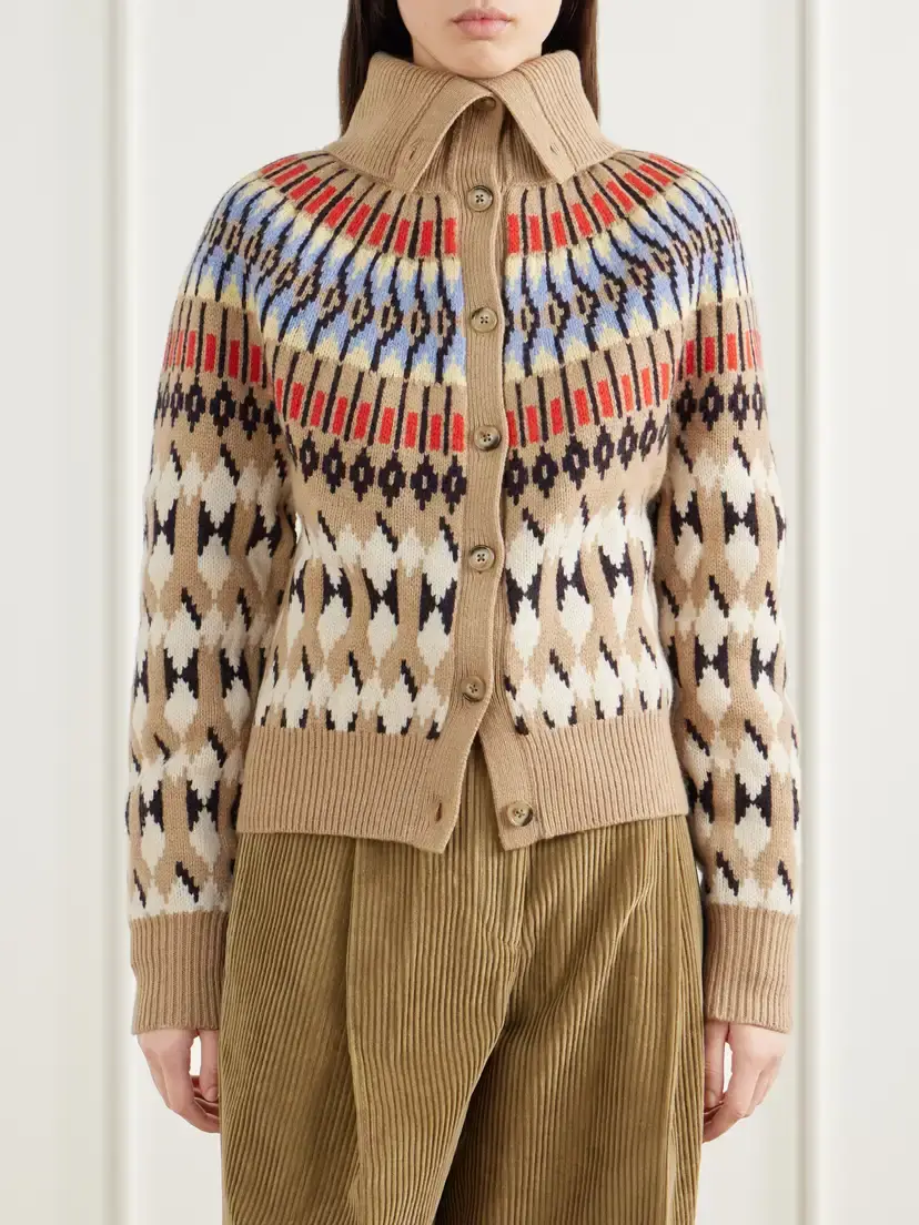 Polo Ralph Lauren Wool And Cashmere-blend Cardigan - Multi | Thumbnail 3 Polo Ralph Lauren Wool And Cashmere-blend Cardigan - Multi | Thumbnail 3