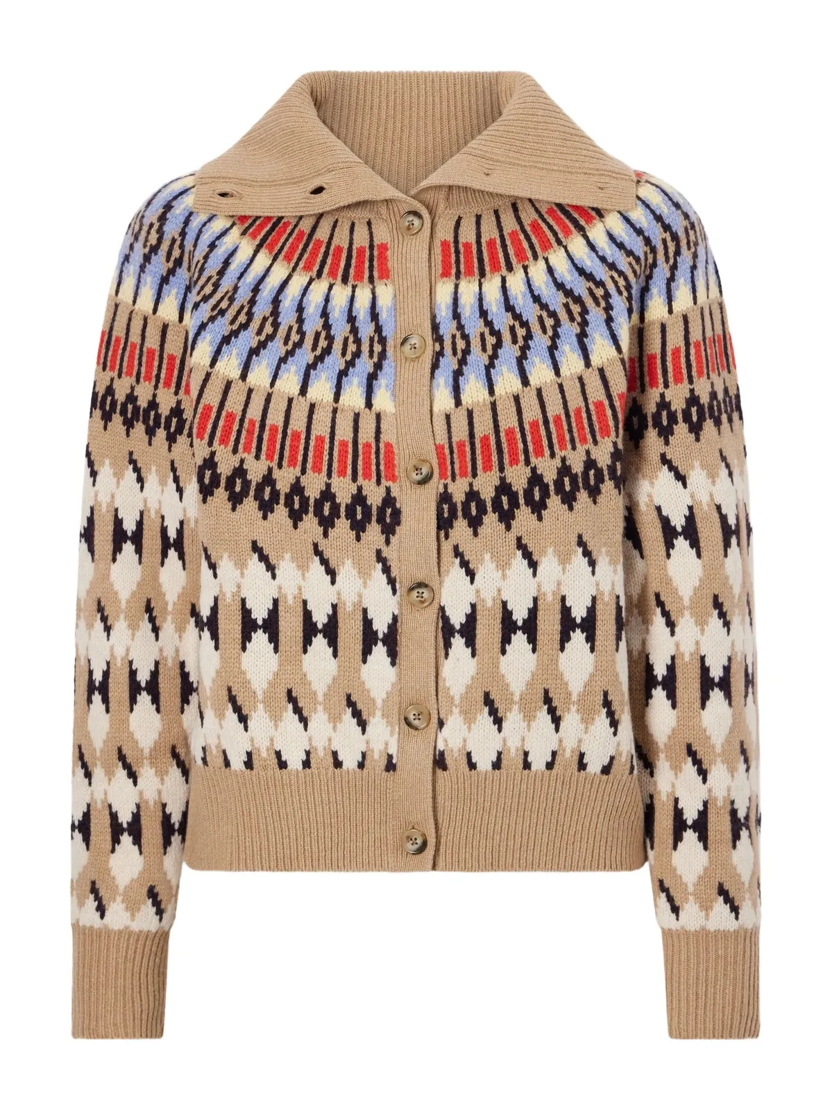 Wool And Cashmere-blend Cardigan - Multi Wool And Cashmere-blend Cardigan - Multi
