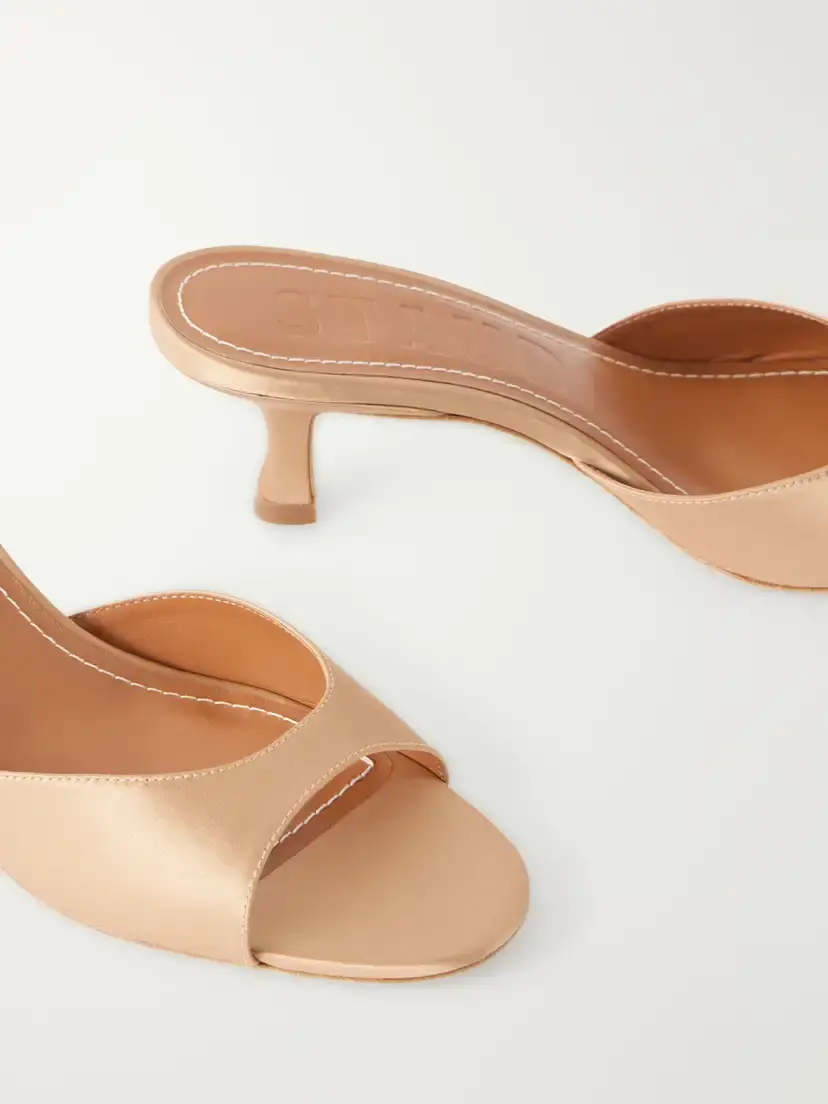 Staud Brigitte 55 Satin Mules | Thumbnail 5 Staud Brigitte 55 Satin Mules | Thumbnail 5