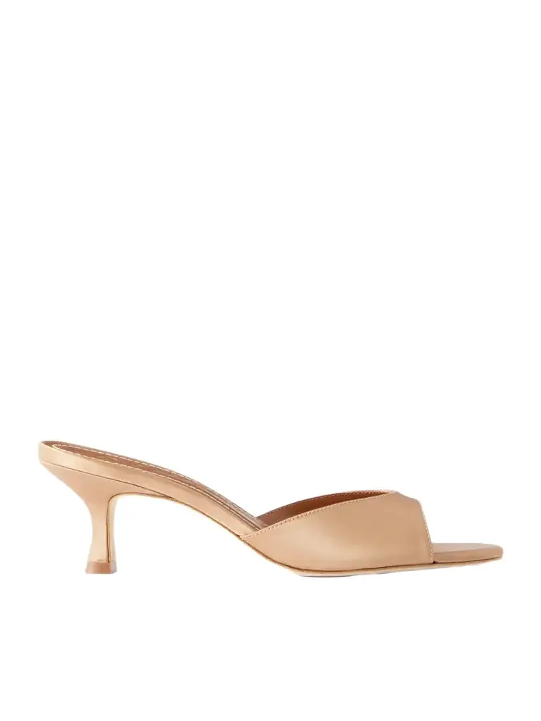 Brigitte 55 Satin Mules Brigitte 55 Satin Mules