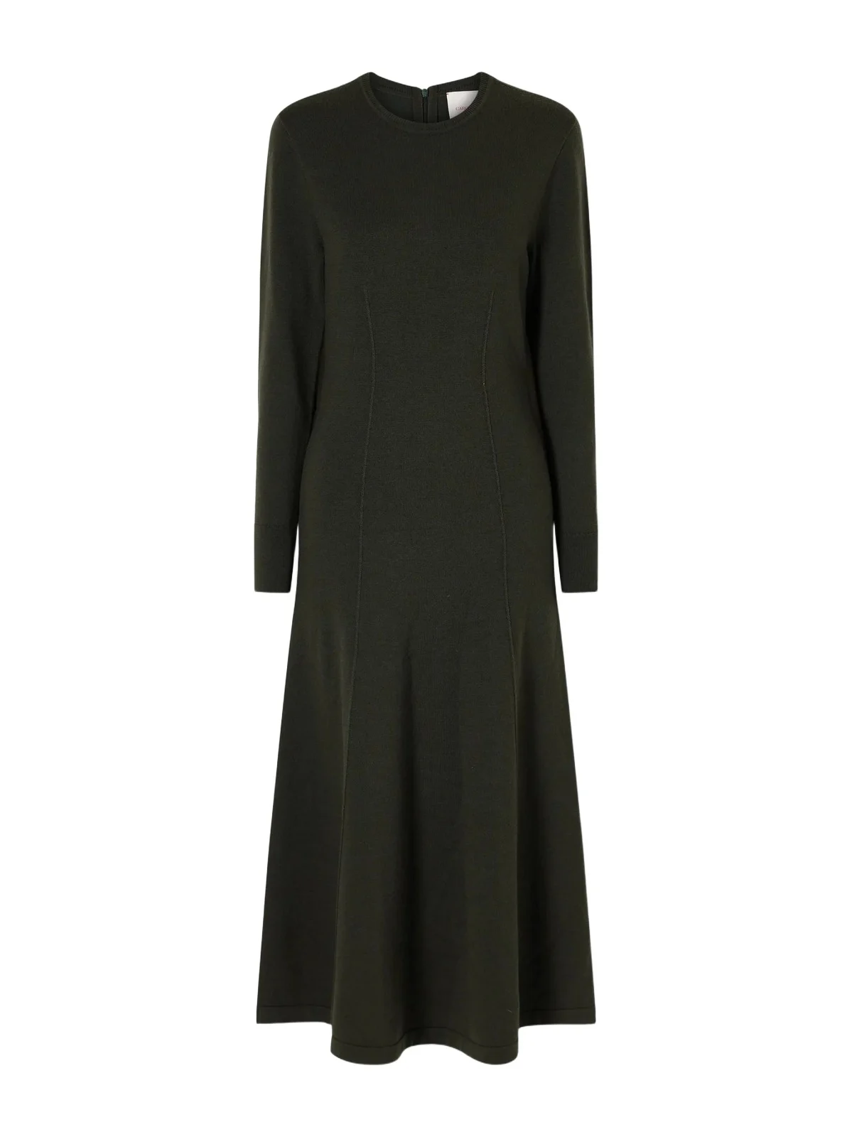 Wool And Silk-blend Knitted Midi Dress