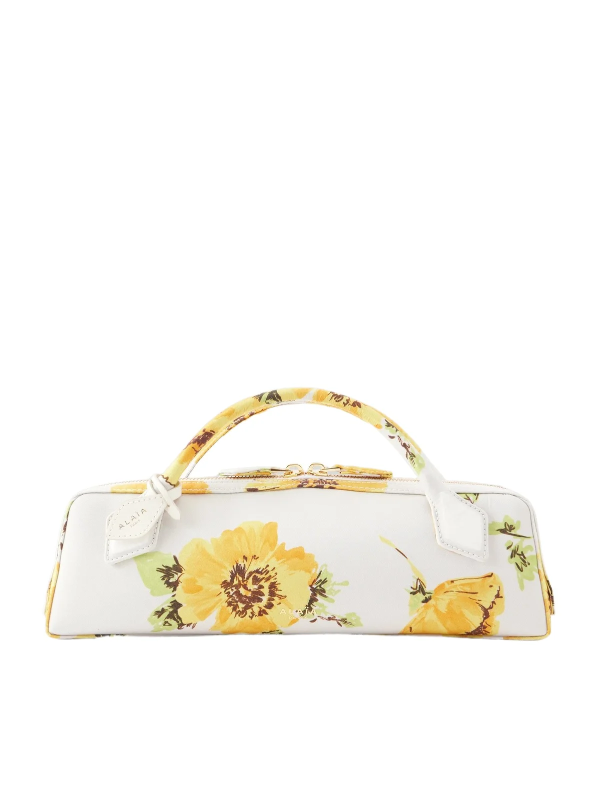 Alaïa Le Teckle Floral-print Twill Clutch
