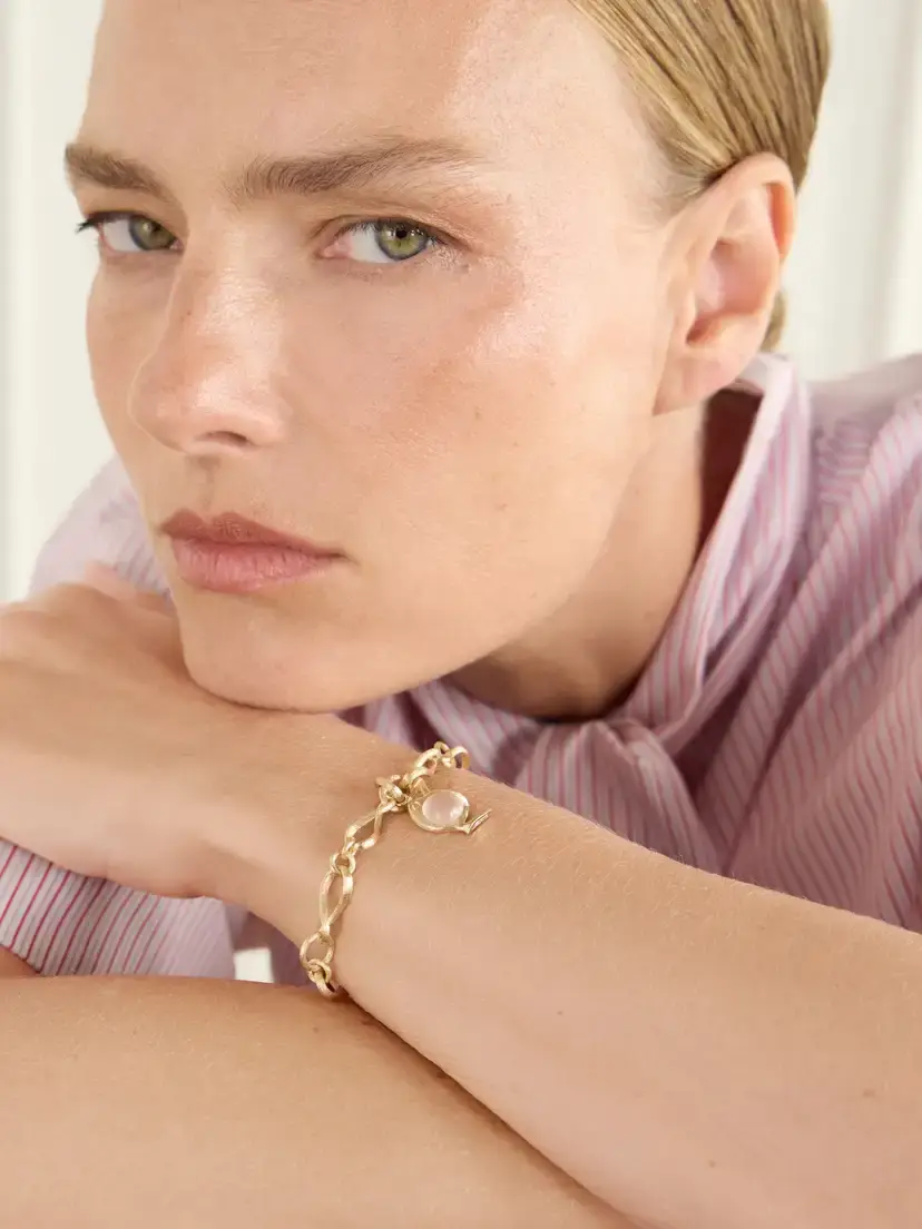 OLE LYNGGAARD COPENHAGEN Love 18-karat Yellow And Rose Gold Quartz Bracelet | Thumbnail 2 OLE LYNGGAARD COPENHAGEN Love 18-karat Yellow And Rose Gold Quartz Bracelet | Thumbnail 2