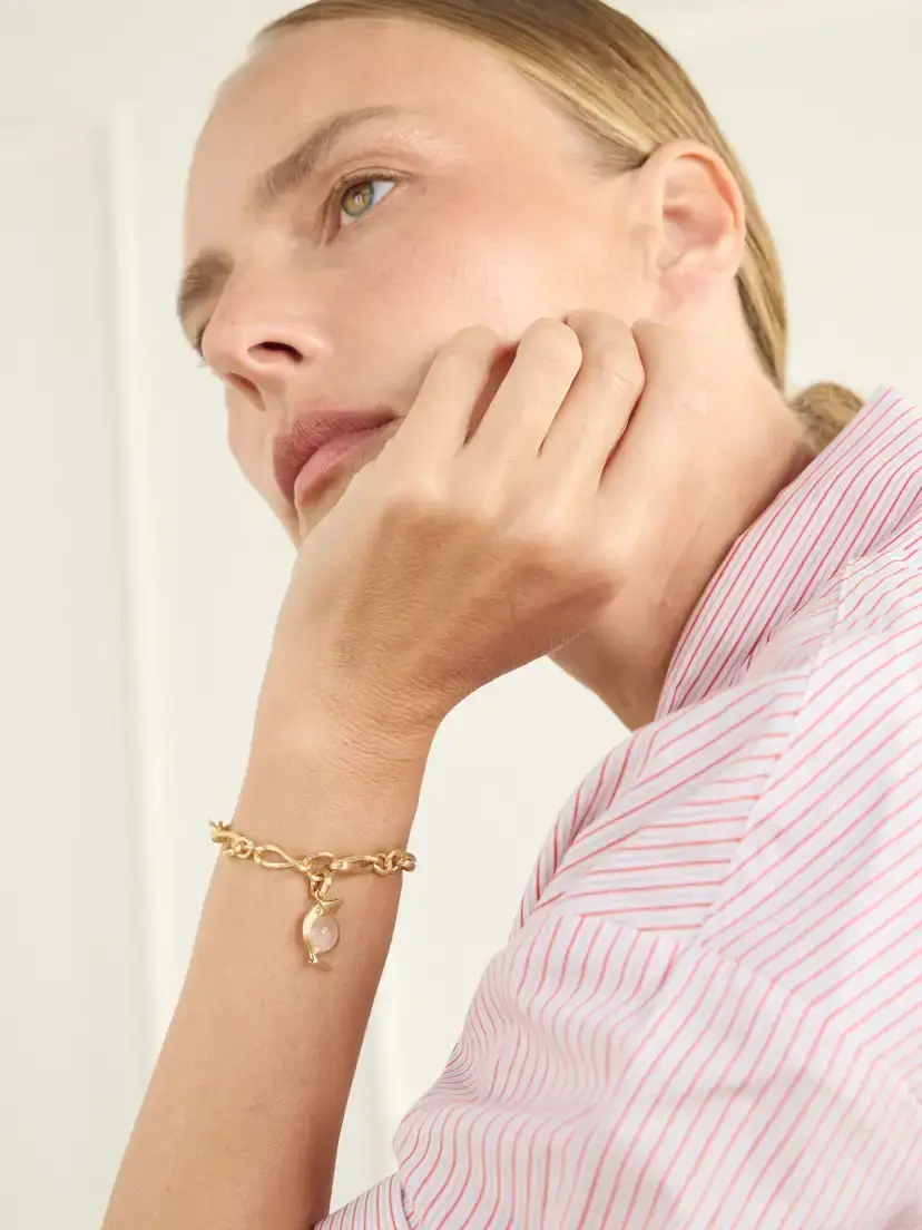 OLE LYNGGAARD COPENHAGEN Love 18-karat Yellow And Rose Gold Quartz Bracelet | Thumbnail 5 OLE LYNGGAARD COPENHAGEN Love 18-karat Yellow And Rose Gold Quartz Bracelet | Thumbnail 5