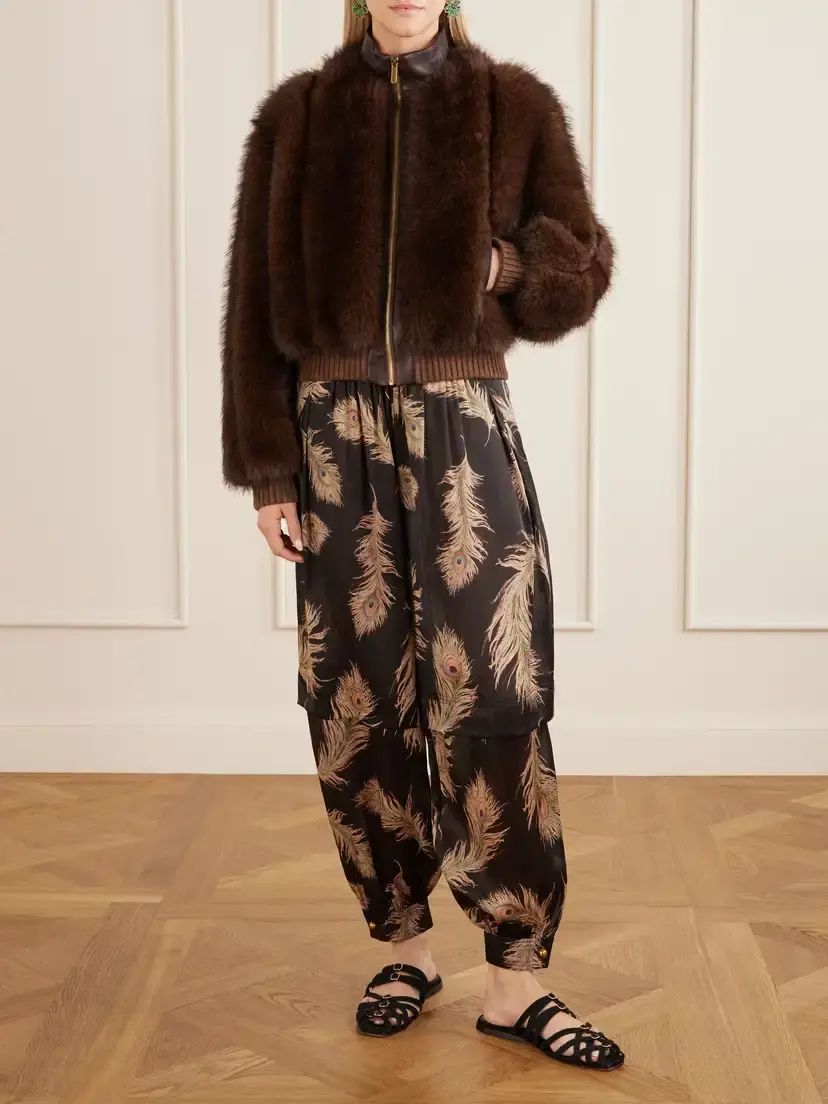 Zimmermann Valiant Plush Bomber Jacket | Thumbnail 2