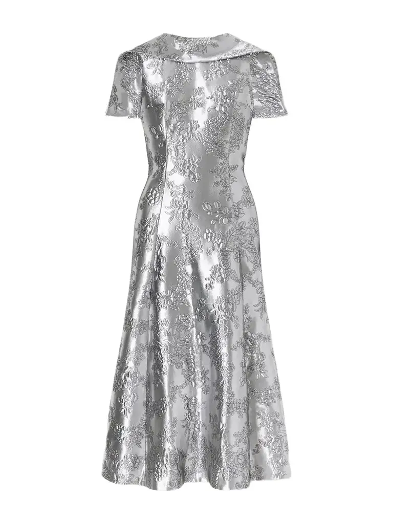 Harlow Embroidered Metallic Cloqué Gown Harlow Embroidered Metallic Cloqué Gown