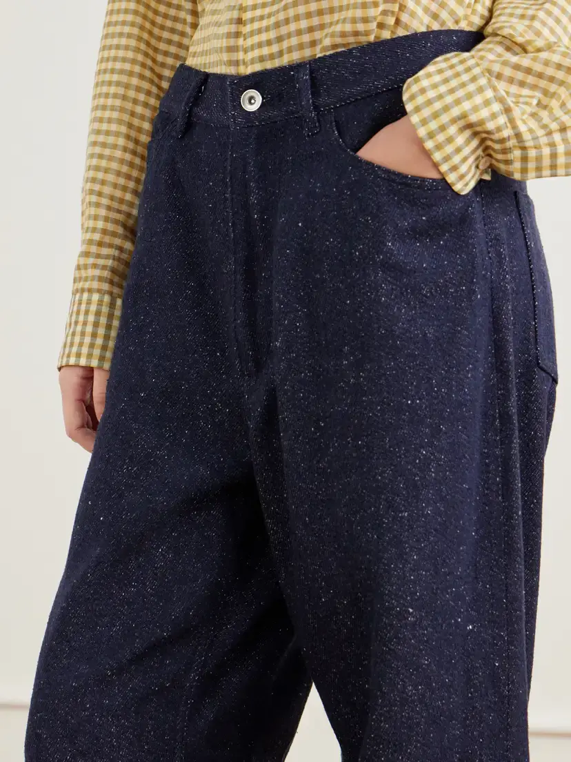 Auralee Silk Mid-rise Wide-leg Pants | Thumbnail 5 Auralee Silk Mid-rise Wide-leg Pants | Thumbnail 5