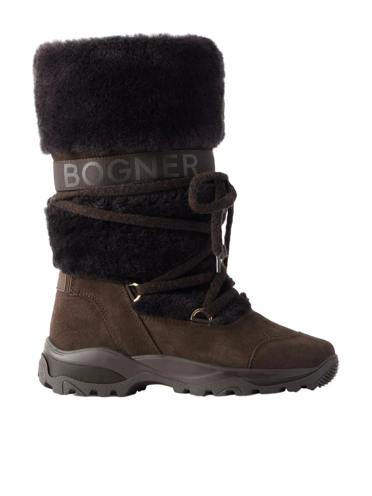 Alta Badia 8 Shearling-trimmed Suede Ankle Boots Alta Badia 8 Shearling-trimmed Suede Ankle Boots