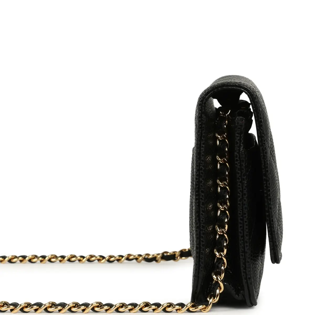 Chanel Chanel Classic Wallet On Chain WOC Black Caviar Gold Hardware | Thumbnail 3 Chanel Chanel Classic Wallet On Chain WOC Black Caviar Gold Hardware | Thumbnail 3