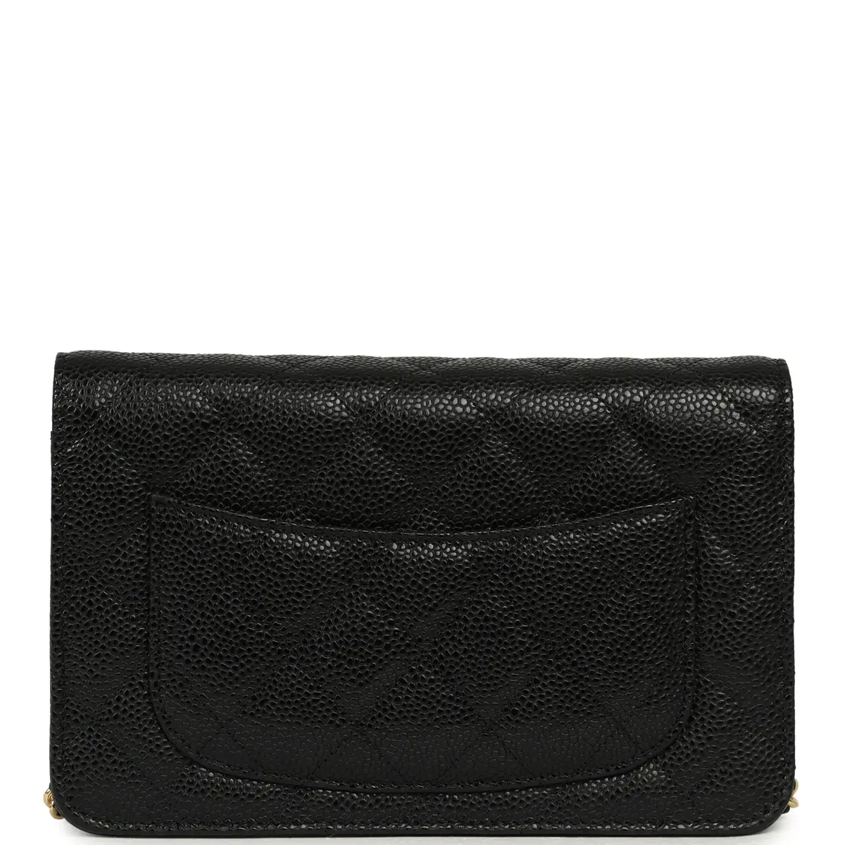 Chanel Chanel Classic Wallet On Chain WOC Black Caviar Gold Hardware | Thumbnail 4 Chanel Chanel Classic Wallet On Chain WOC Black Caviar Gold Hardware | Thumbnail 4