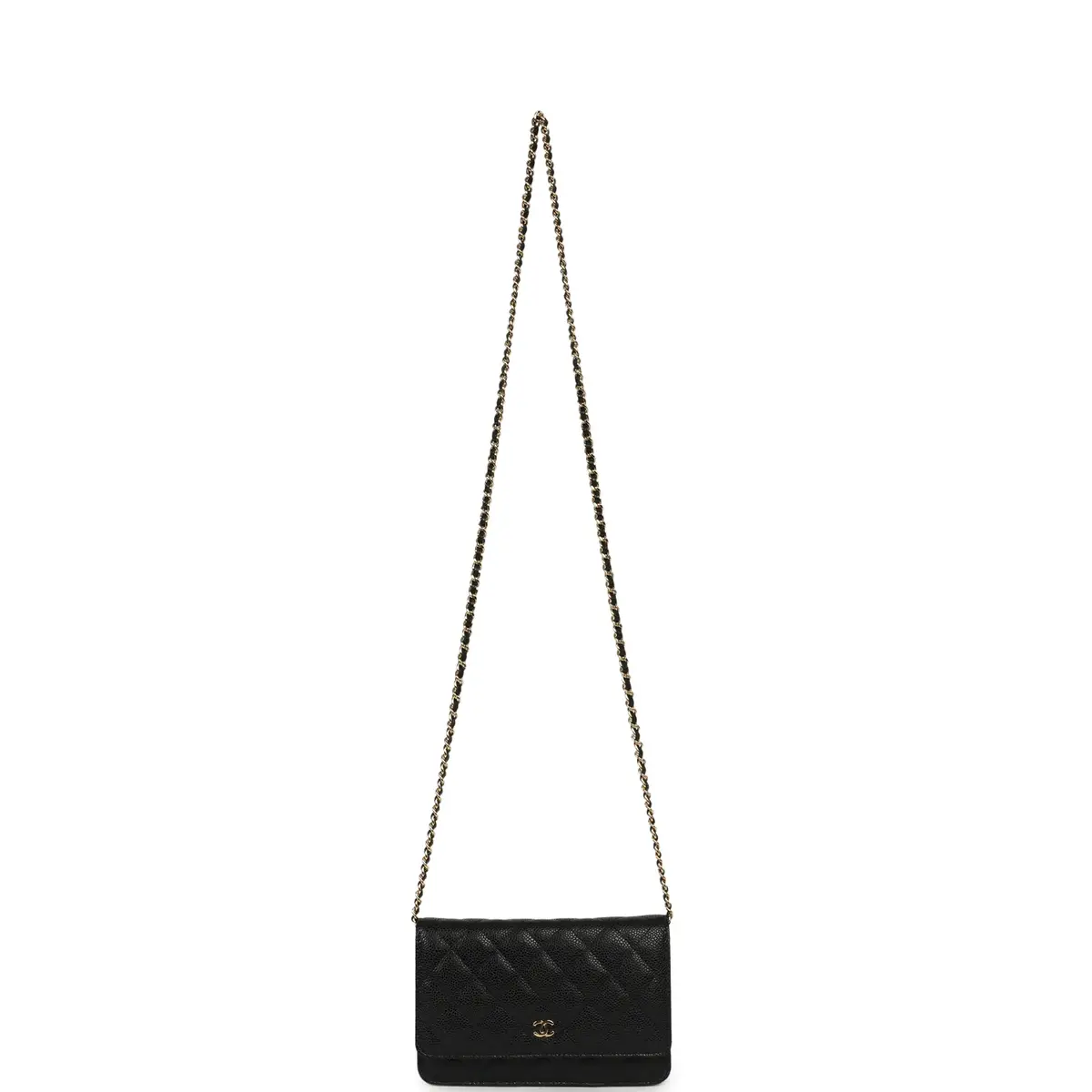 Chanel Chanel Classic Wallet On Chain WOC Black Caviar Gold Hardware | Thumbnail 7 Chanel Chanel Classic Wallet On Chain WOC Black Caviar Gold Hardware | Thumbnail 7