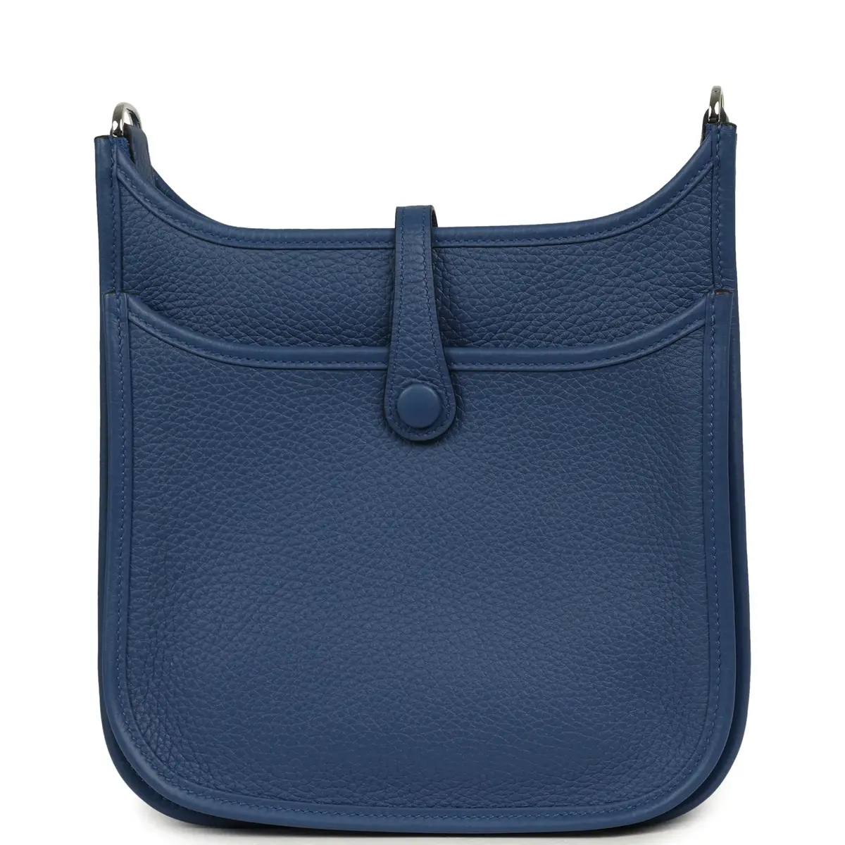 HERMÈS Hermes Evelyne 23 Bleu Tie Clemence Palladium Hardware | Thumbnail 4 HERMÈS Hermes Evelyne 23 Bleu Tie Clemence Palladium Hardware | Thumbnail 4