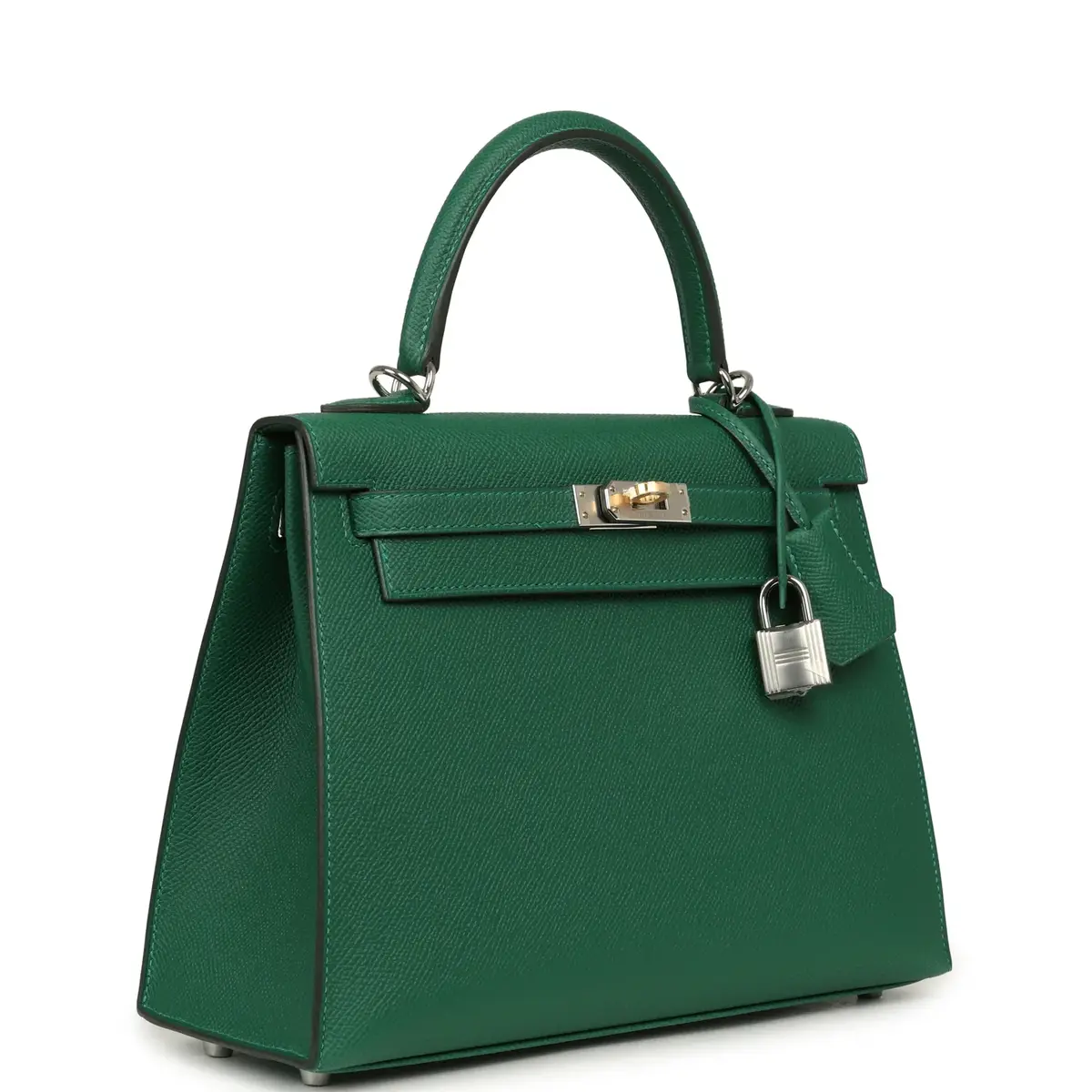 HERMÈS Hermes Kelly Sellier 25 Vert Moyen Epsom Electrum Hardware | Thumbnail 2 HERMÈS Hermes Kelly Sellier 25 Vert Moyen Epsom Electrum Hardware | Thumbnail 2