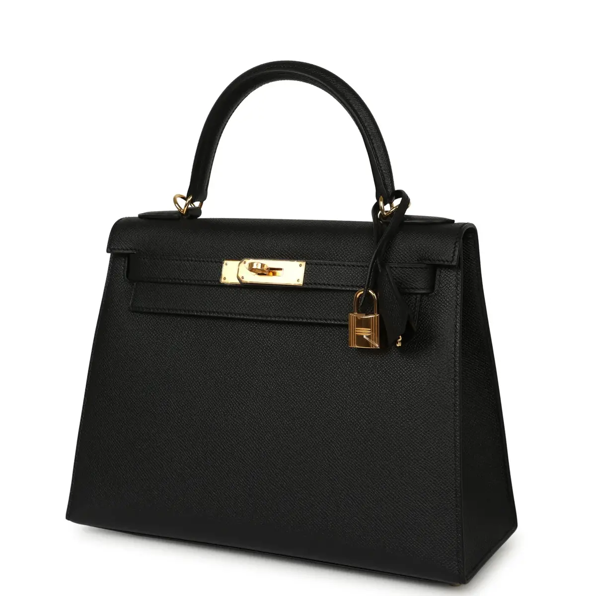 HERMÈS Hermes Kelly Sellier 28 Black Epsom Gold Hardware | Thumbnail 5 HERMÈS Hermes Kelly Sellier 28 Black Epsom Gold Hardware | Thumbnail 5