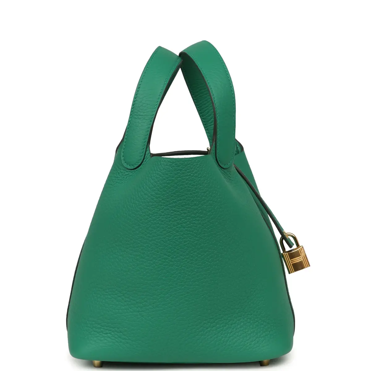 HERMÈS Hermes Picotin Lock 18 Vert Vertigo Clemence Gold Hardware | Thumbnail 3 HERMÈS Hermes Picotin Lock 18 Vert Vertigo Clemence Gold Hardware | Thumbnail 3